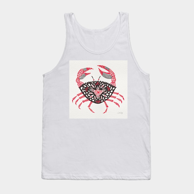 Pink Crab Tank Top by CatCoq